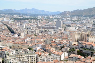 Vue générale de Marseille