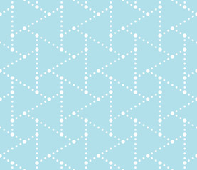 seamless geometric triangle hexagon grid pattern