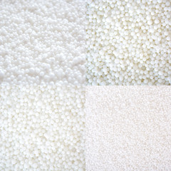 Photos of saltpeter textures consist of many little balls
