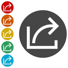 Share Icons set - Illustration 