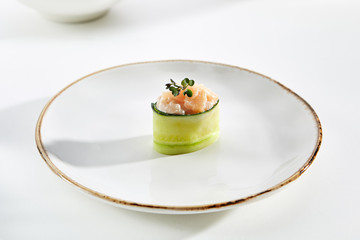 Exquisite Asian menu in the restaurant