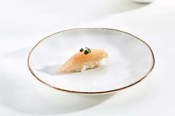 Exquisite Asian menu in the restaurant