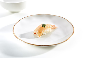 Exquisite Asian menu in the restaurant