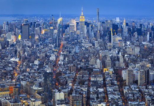 United States, New York City, Manhattan, Midtown, Empire State Building