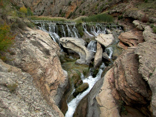 Cascada natural en Huesca