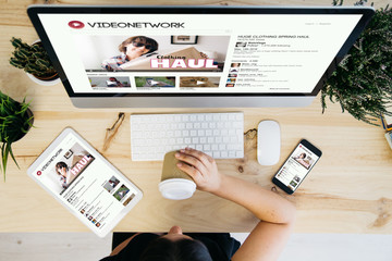 overhead view video network