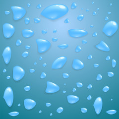 Set of Water Drops