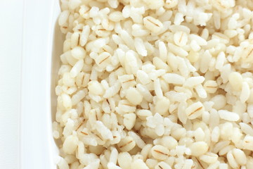 rolled barley rice for emergancy food image