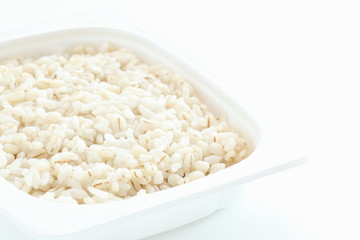 rolled barley rice for emergancy food image