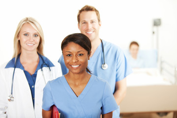 Fototapeta premium Hospital: Group of Medical Professionals