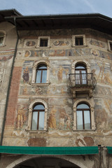 Fototapeta na wymiar Balcony Bolzano/Bozen Italy