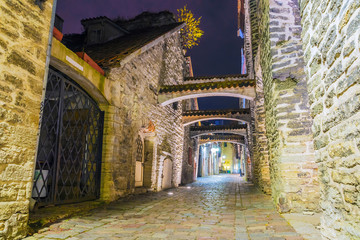 Lane of St. Catherine in Tallinn, Estonia