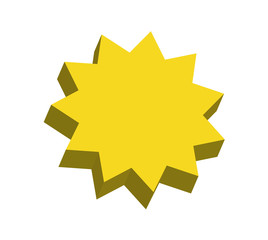 3d Star Frame Banner