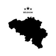 Belgium map. Vector illustration.