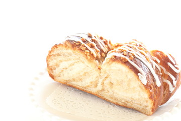 Icing sweet bread for breakfast image