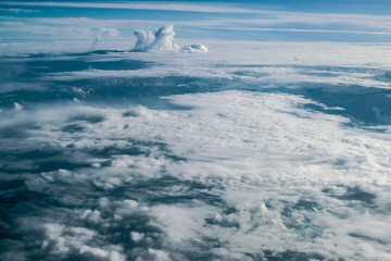 Clouds in sky atmosphere panorama