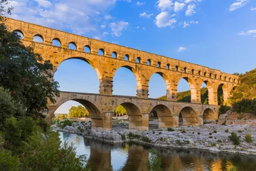 Keuken foto achterwand Pont du Gard Aquaduct Pont du Gard - Provence Frankrijk