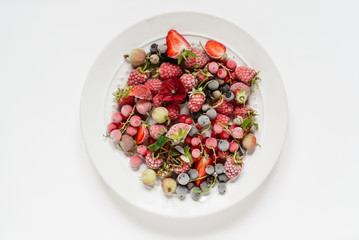 frozen berries