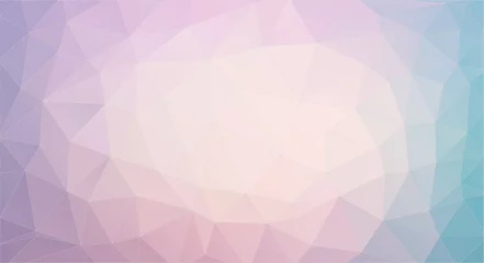 Fototapeten Triangle background with pastel colors © igor_shmel