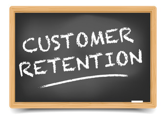 Obraz premium Blackboard Customer Retention