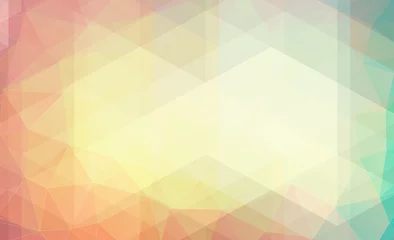Fototapeten Pastel color background with triangle shapes © igor_shmel