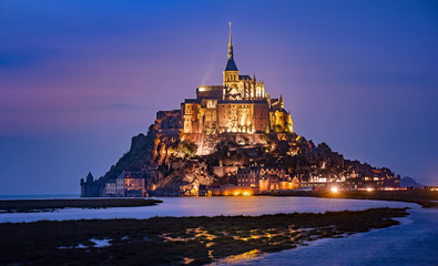 Mont saint Michel - obrazy, fototapety, plakaty