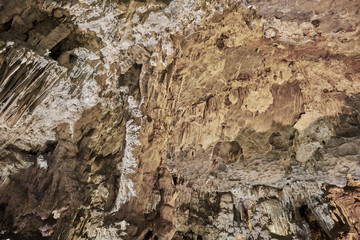beautiful and large limestone cave in vietnam