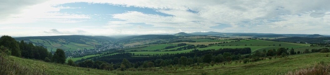Obraz premium blick zum fichtelberg
