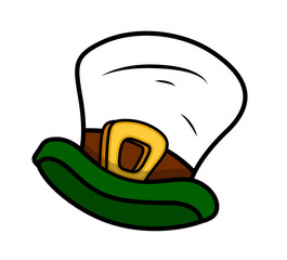 Retro Leprechaun Hat Design Vector
