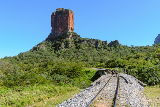 David Tower mountain (Devil's Molar), Chochis, Bolivia