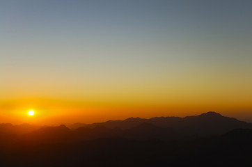 Mount Sinai Sunrise - Egypt