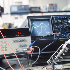 in einem physikalischen Testlabor