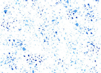 Blue spray ink. Halftone background. Vector speckled background