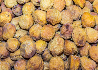  Dried apricot as background