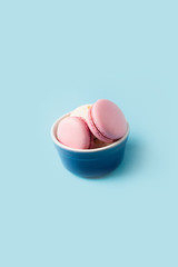 macarons in bowl