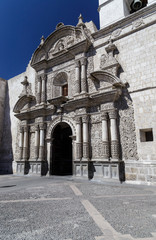 Obraz premium Iglesia dela compañia,Church of the Company, Arequipa, Peru
