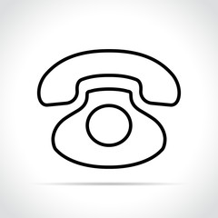 phone icon on white background