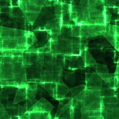Fototapeta na wymiar Green creative cyber space wallpaper tileable background