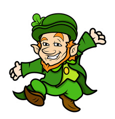 Cheerful Leprechaun Dancing