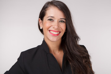 Fototapeta premium beautiful young woman with smile II