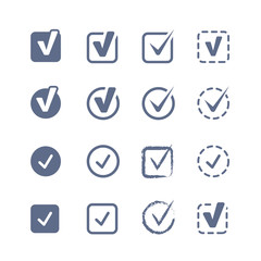 vector checkboxes set
