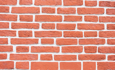 old vintage red brick wall Background, texture