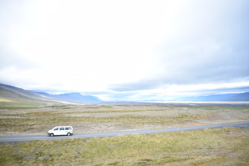 Fototapeta premium Van road