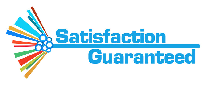 Satisfaction Guaranteed Colorful Graphical Bar 