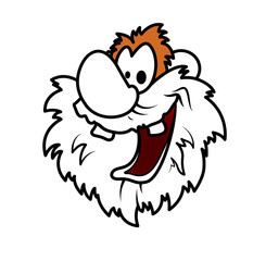 Funny Laughing Cartoon Face