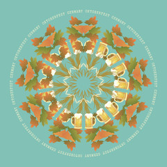 In the autumn Harvest. Beer.