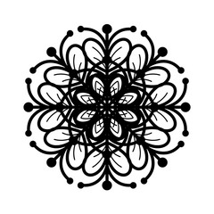 Modern Artistic Snowflake Design