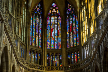 Naklejka premium St. Vitus Cathedral in Prague, Czech Republic