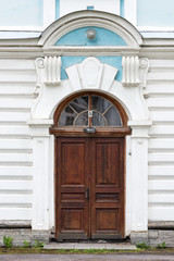 Part of the facade of the old building