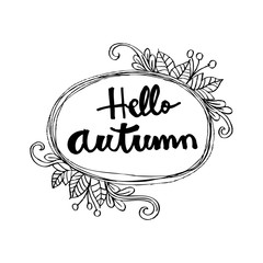 Hello Autumn Card